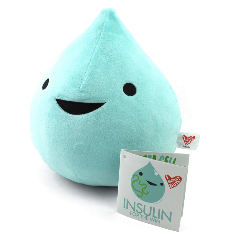 [Australia] - I Heart Guts Insulin Plush Toy - Insulin for The Win - Stuffed Pillow Diabetes Gift 