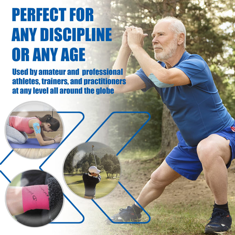 [Australia] - Phiten X30 Titanium Power Tape - Water-Resistant Kinesiology Tape for Muscle, Knee, Shoulder and Joint Support -  Professional Sports Therapeutic Athletic Kinesio Tape - Yellow, 2” x 14.7’ 