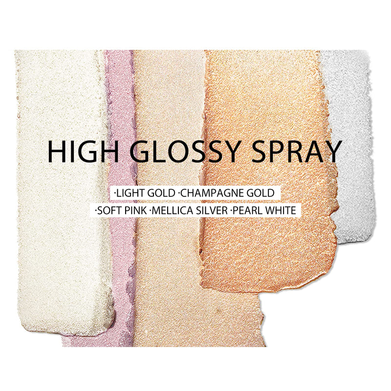 [Australia] - Ownest Glitter Powder Spray, Glitter Highlighter Spray Shimmer Sparkle Powder Makeup Spray for Face Body Cosmetic-Light Gold A-Light Gold 