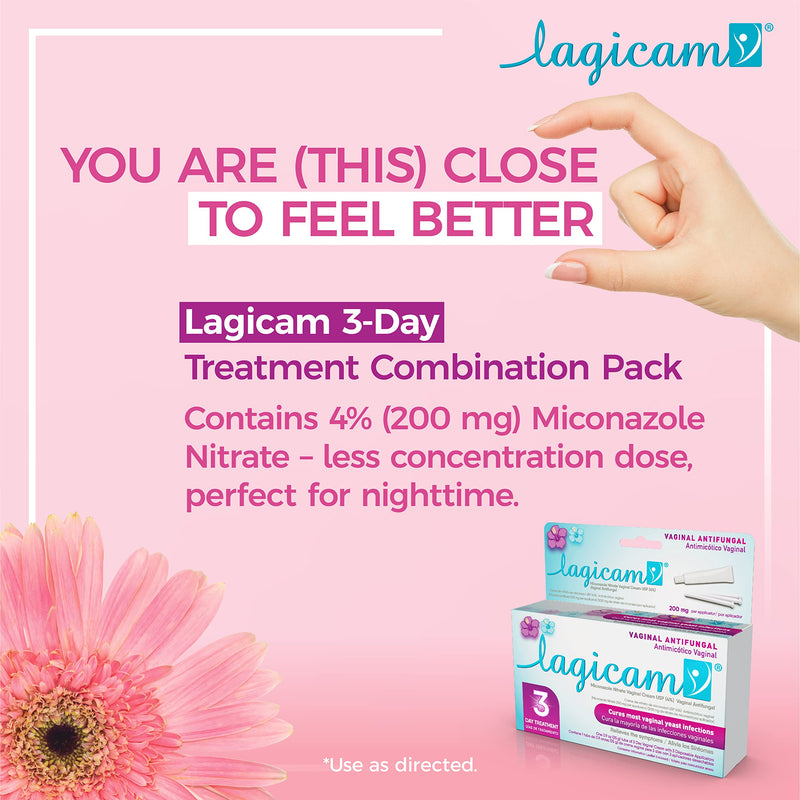 [Australia] - Lagicam Vaginal Yeast Infection Antifungal 3 Day Treatment Cream, 0.9 oz 