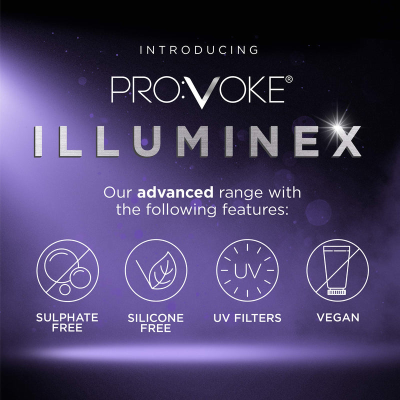[Australia] - PROVOKE Touch Of Silver Hydrating Purple Toning Hair Mask 300ml, Brightens Blonde, Platinum, White or Grey Hair Whilst Deeply Nourishing Damaged Hair 