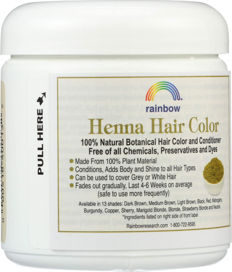 [Australia] - Rainbow Research Henna Hair Color and Conditioner Persian Light Brown, 4 Ounce 4 Ounce (Pack of 1) 