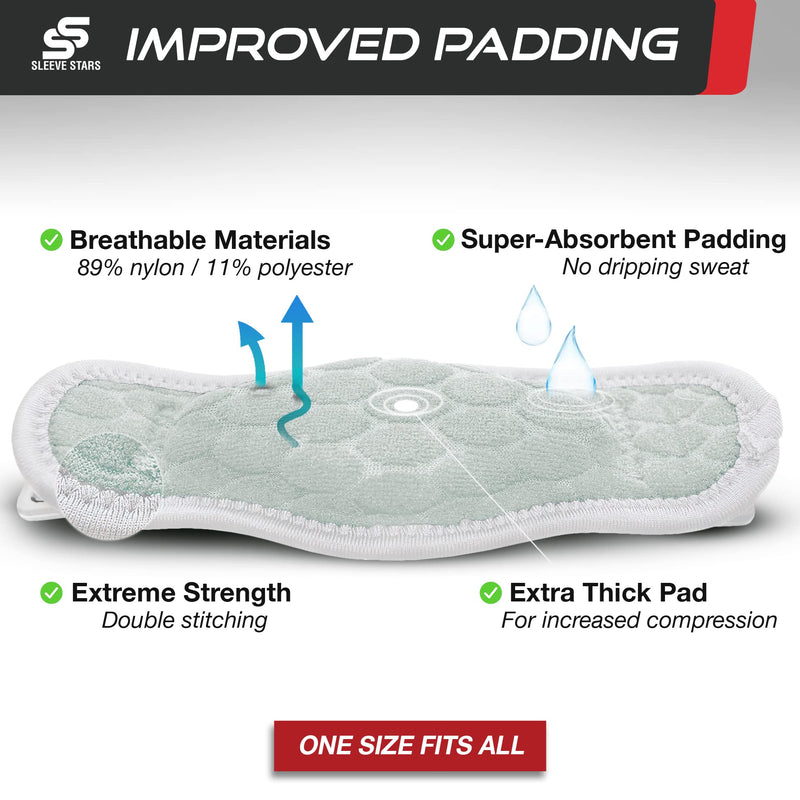 [Australia] - Sleeve Stars Tennis Elbow Brace for Men and Women, Elbow Brace for Tendonitis and Tennis Elbow Strap, Counterforce Brace for Tennis Elbow, Band Relief & Support for Forearm w/ 3 Straps Fits 9-23" (Single/Mint Green) 1 Mint Green 