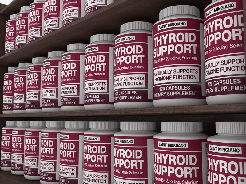 [Australia] - Thyroid Support Supplement with Iodine |120 Capsules to Help Body Mass & Improve Energy, Cardiovascular, Energy & Focus Formula | 14 Natural Vitamins 