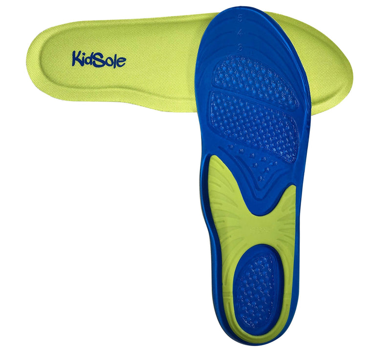 [Australia] - Children's Slim Gel + Memory Foam Hybrid Insole for Comfort, Cushion & Pain Relief. JellyFoam by KidSole ((24 cm) Kids Size 2-6) (24 CM) Kids Size 2-6 