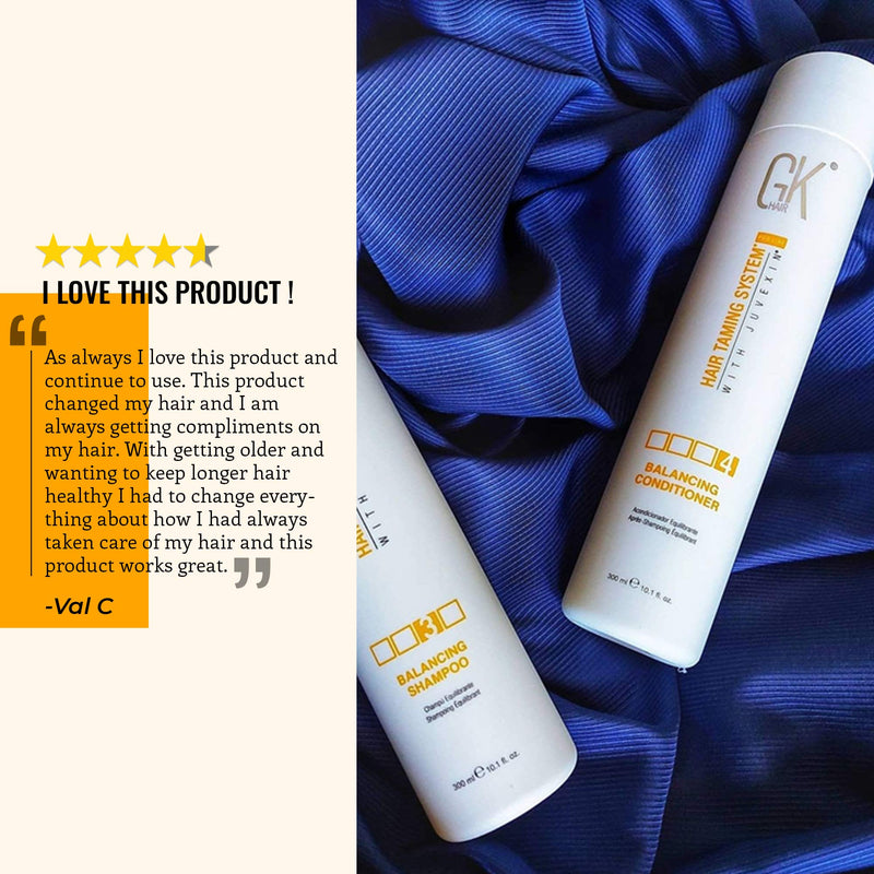 [Australia] - GK HAIR Global Keratin Balancing Hair Conditioner (300ml / 10.1 fl. oz.) For Dry Damaged and Frizzy Hairs | Extremely Moisturized and Nourished Your Hairs With Argan Oil - For All Hair Types. 300ml 