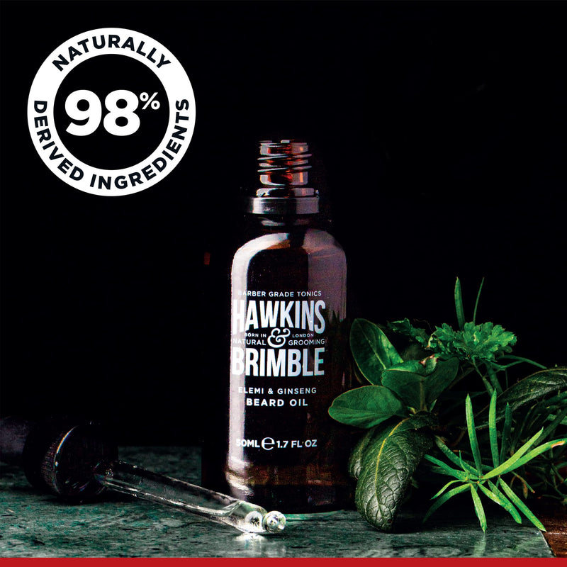 [Australia] - Hawkins & Brimble Beard oil Promotes Beard growth with Beard oil for Men, Beard oil Repairs your Beard with Argan and Olive oil, Update your Beard Care Routine with Shea Butter and Vitamin E. 
