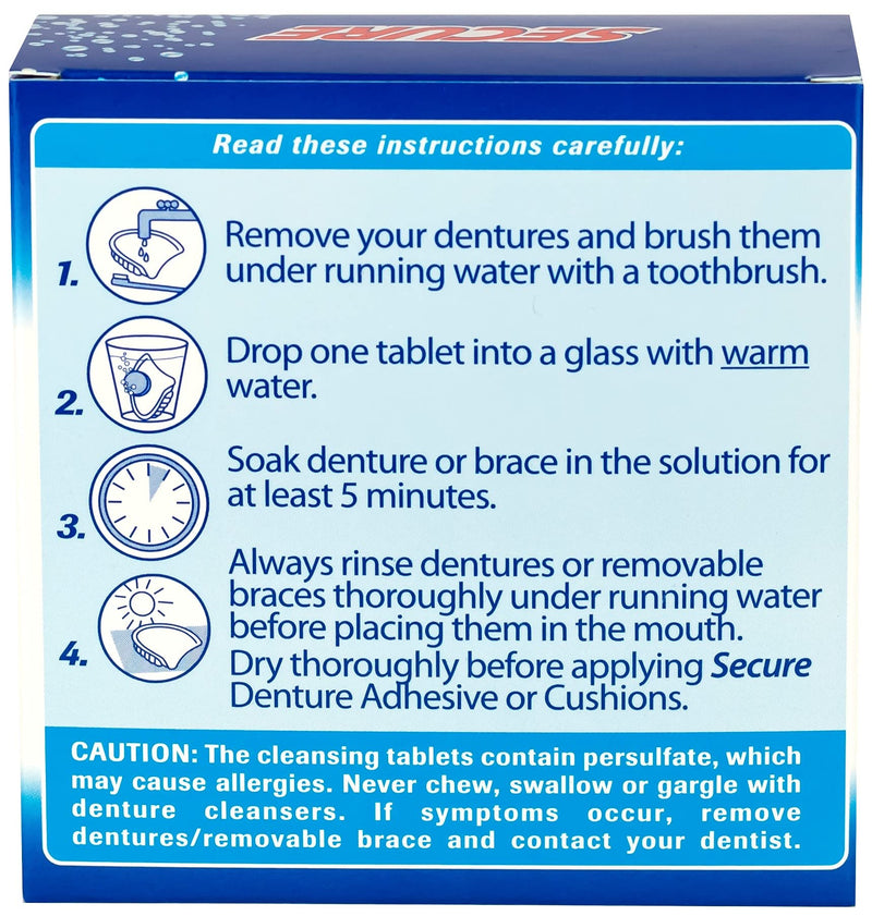 [Australia] - Secure - Secure Denture Cleansing Tablets 32 tabs 