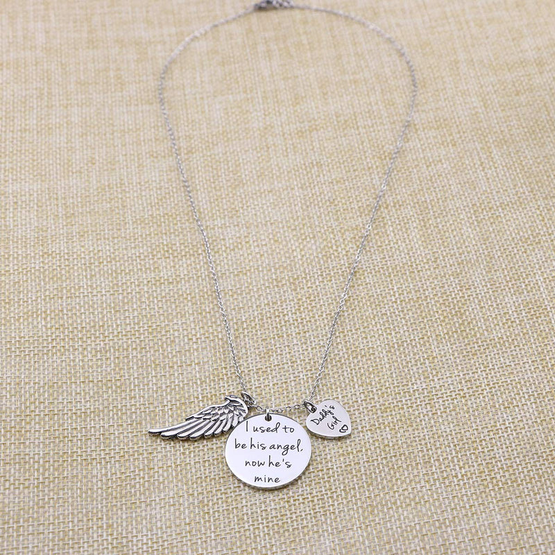 [Australia] - Awegift Memorial Jewelry Remembrance Loss of Mom Dad Father Mother Necklace Bracelet Sympathy Gift Memorial Dad necklace 