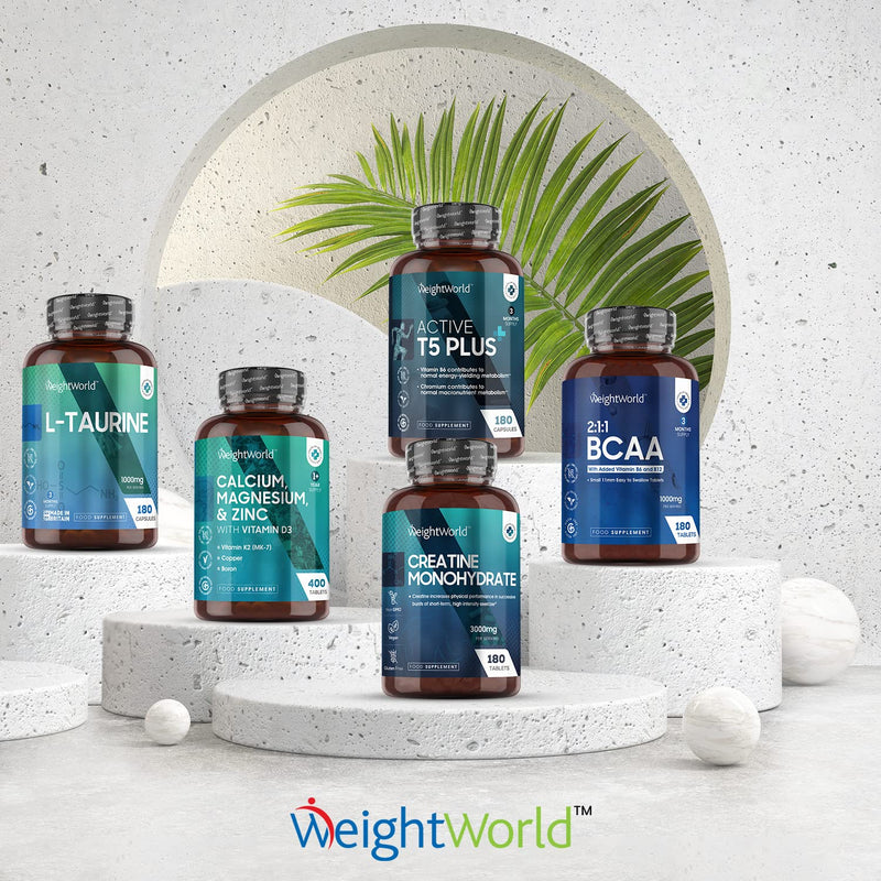 [Australia] - Creatine Monohydrate Tablets 3000mg - 180 Tablets - Gym Supplement for Men & Women - Creatine Monohydrate Powder Alternative - Vegan & Keto Unflavoured Energy Supplement for Workout 