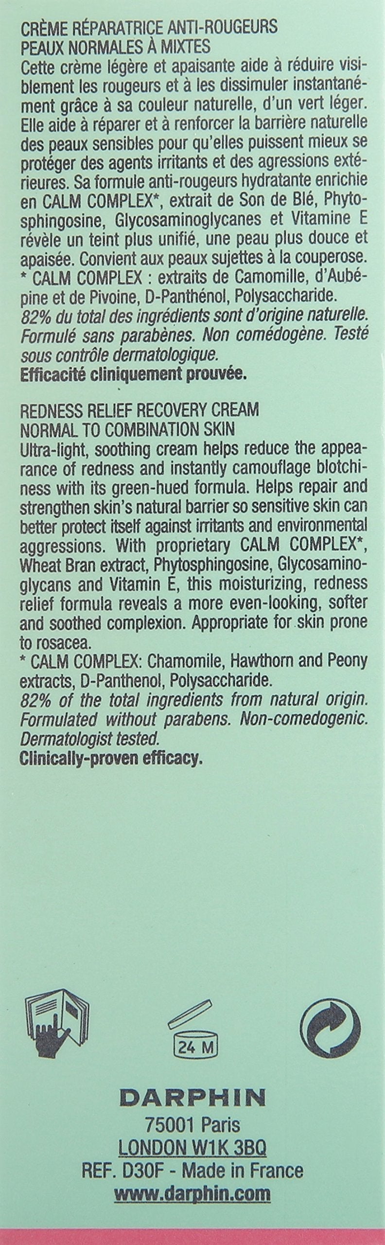 [Australia] - DARPHIN Intral Redness Relief Recovery Cream For Normal To Combination Skin by Darphin for Unisex - 1.7 oz C 