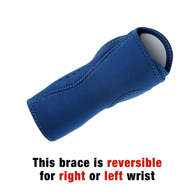 [Australia] - ACE Night Wrist Sleep Support, Adjustable, Blue, Helps Provide Relief from Symptoms of Carpal Tunnel Syndrome, and other Wrist Injuries Night Wrist Support 