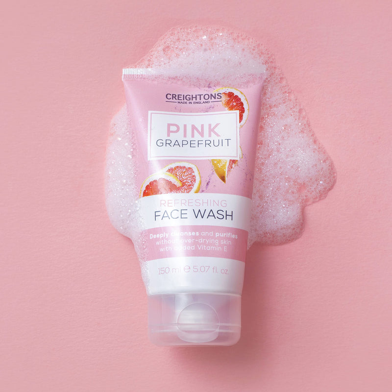 [Australia] - Creightons Pink Grapefruit Refreshing Face Wash (150ml) - Deeply cleanses & purifies without over-drying skin. With added Vitamin E. Dermatologically Tested. 