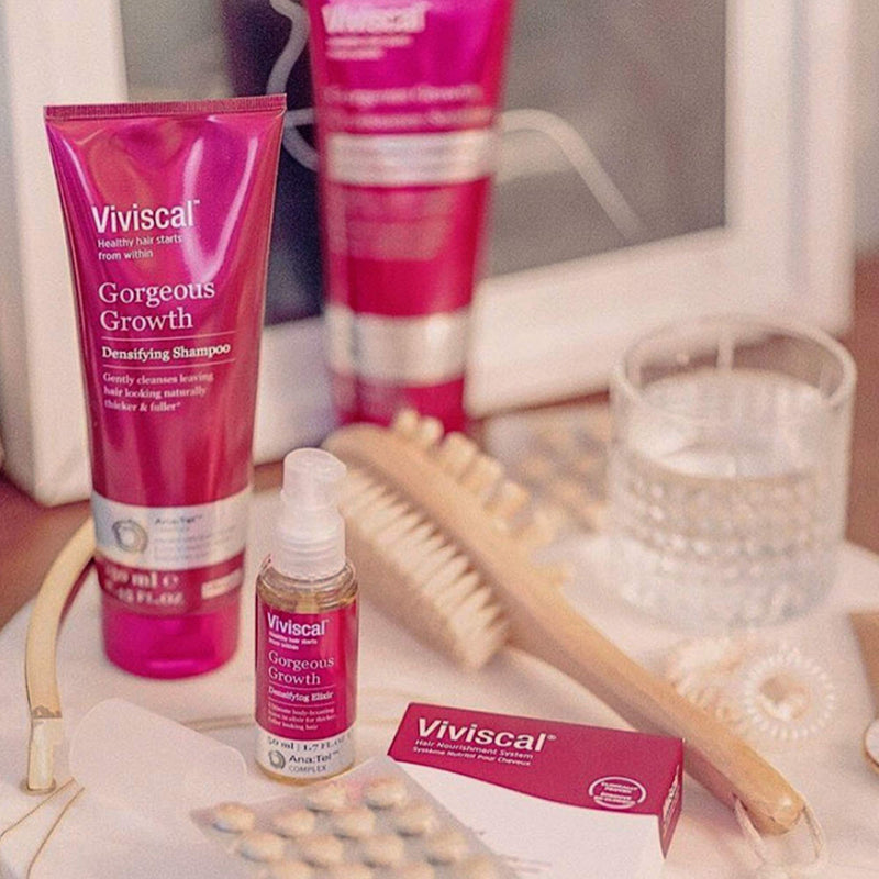 [Australia] - Viviscal Gorgeous Growth Densifying Conditioner for Thicker, Fuller Hair | Ana:Tel Proprietary Complex with Keratin, Biotin, Zinc | 8.45 Ounce 