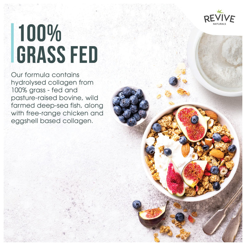 [Australia] - Vanilla Multi Collagen Protein Powder - 400g - Unsweetened - 5 Types of Collagen Peptides - Hydrolysed Grass Fed Bovine, Wild Caught Marine & Free-Range Chicken - Keto Approved 