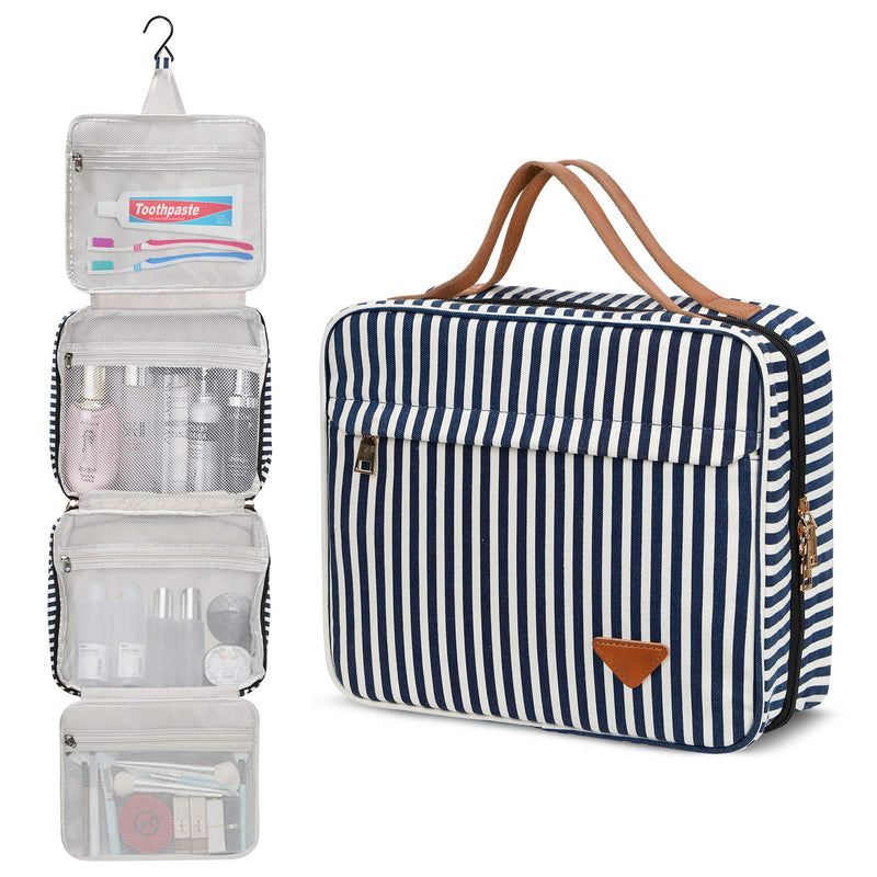 [Australia] - Toiletry Bag Travel Hanging Makeup Bag Wash Bag with Hanging Hook Waterproof Large Cosmetic Organizer for Travel and Bathroom Shower, Gifts for Women and Girls 