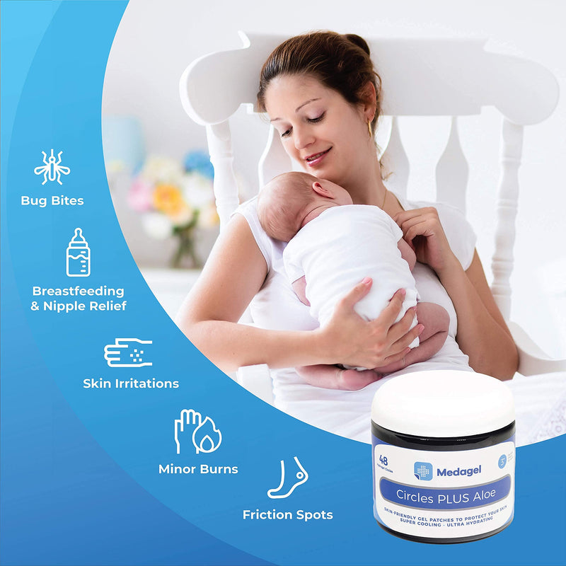 [Australia] - Medagel Hexagels and Circles Bundle - Instant Hydrogel Pad Technology for Instant Soothing Cooling Relief of Skin Conditions | First Aid Essential 