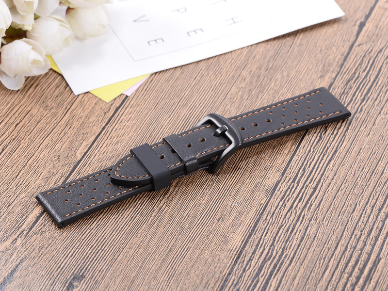 [Australia] - Adebena 4Packs Rubber Leather Watch Band Strap Loops Black Silicone Replacement Resin Watch Bands Keeper Holder Retainer Size 14mm 16mm 18mm 20mm 22mm 24mm 26mm with Removable Tools… Black Rubber 