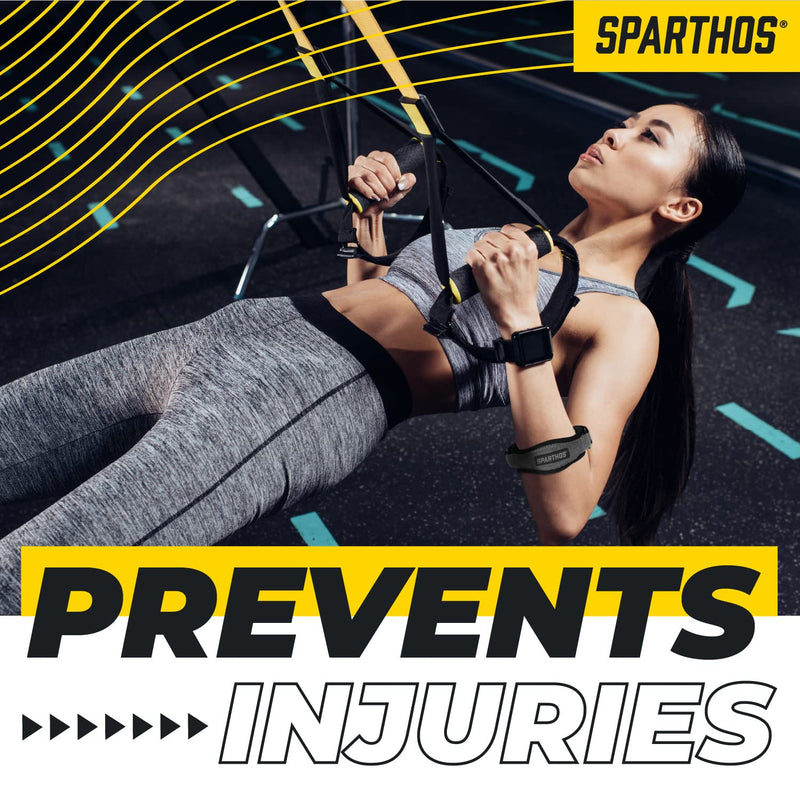 [Australia] - Sparthos Tennis Elbow Brace (Pack of 2) - For Tendonitis, Forearm Pain, Golf Elbow Support - Arm Strap Band with Gel Compression Pad - for Men and Women Narrow (Pack of 2) 