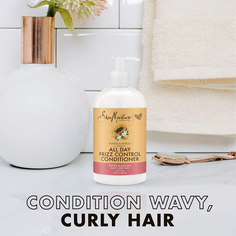 [Australia] - SheaMoisture Frizz Control Shampoo for Frizz Prone Hair Papaya and Neroli Sulfate Free Shampoo 13 oz 