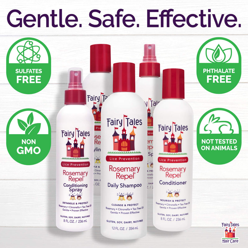 [Australia] - Fairy Tales Rosemary Repel Daily Kid Conditioning Spray- Conditioning Lice Spray for Kids for Lice Prevention, 8 Fl. Oz (Pack of 1) 