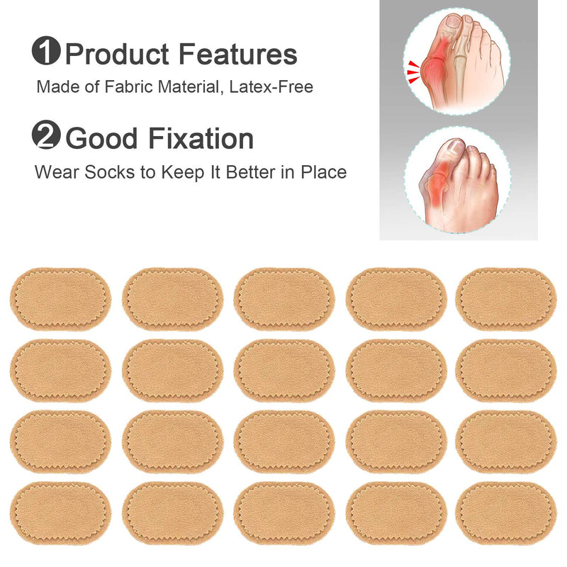 [Australia] - Povihome 30 Count Bunion Cushion Pads, Bunion Foot Protectors for Feet (Latex-Free), Stay in Place All Day - Strong Adhesive A-30 