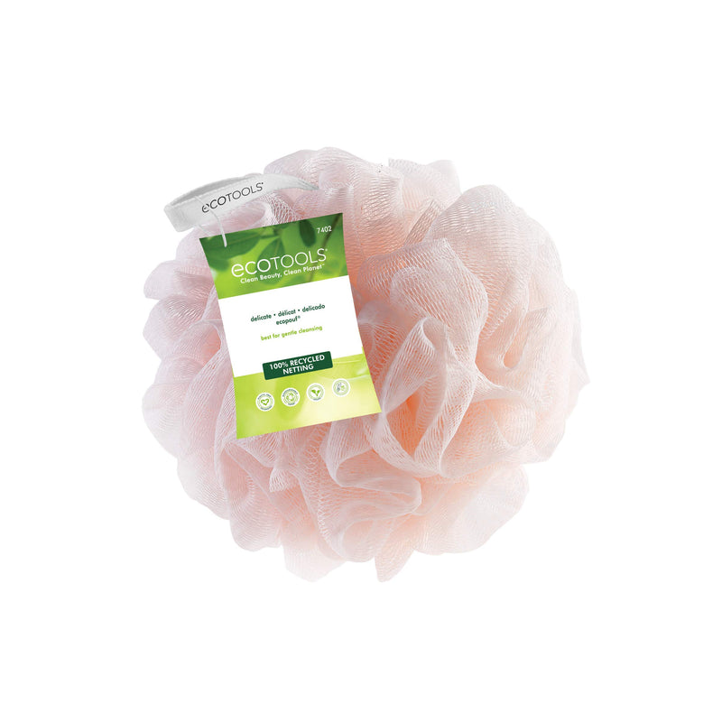 [Australia] - EcoTools Delicate Bath Sponge Assorted colors, Delacate Loofah Green, White, and Yellow (Pack of 6) 