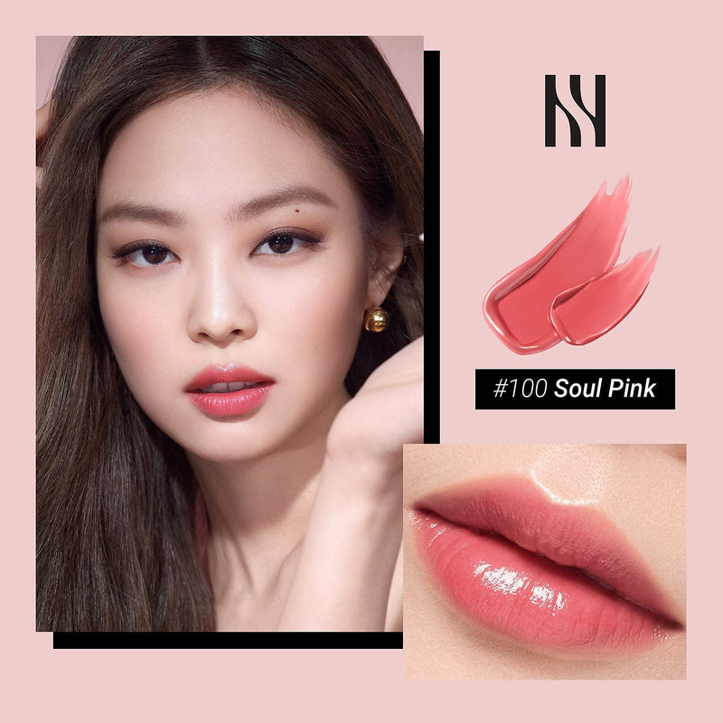 [Australia] - HERA Rouge Holic Lipstick 20 Colors Contemporary Trend, Jennie Picked 8-Hour-Lasting Glow Silky Texture Korean Lip Stick by Amorepacific (3g, 100) 0.1 Ounce (Pack of 1) 