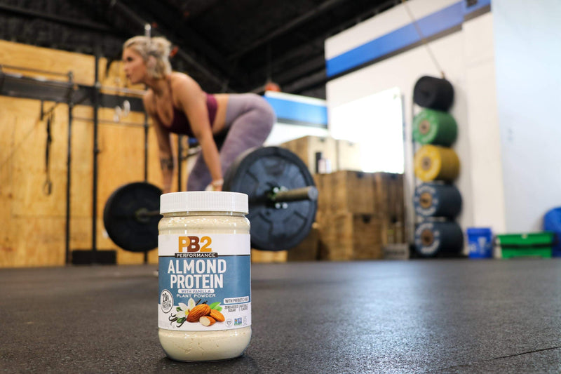 [Australia] - PB2 Performance Almond Protein Powder with Madagascar Vanilla – [1 lb/16 oz Jar] – 20g of Vegan Plant Based Protein Powder, Non GMO, Gluten Free, Non Dairy 