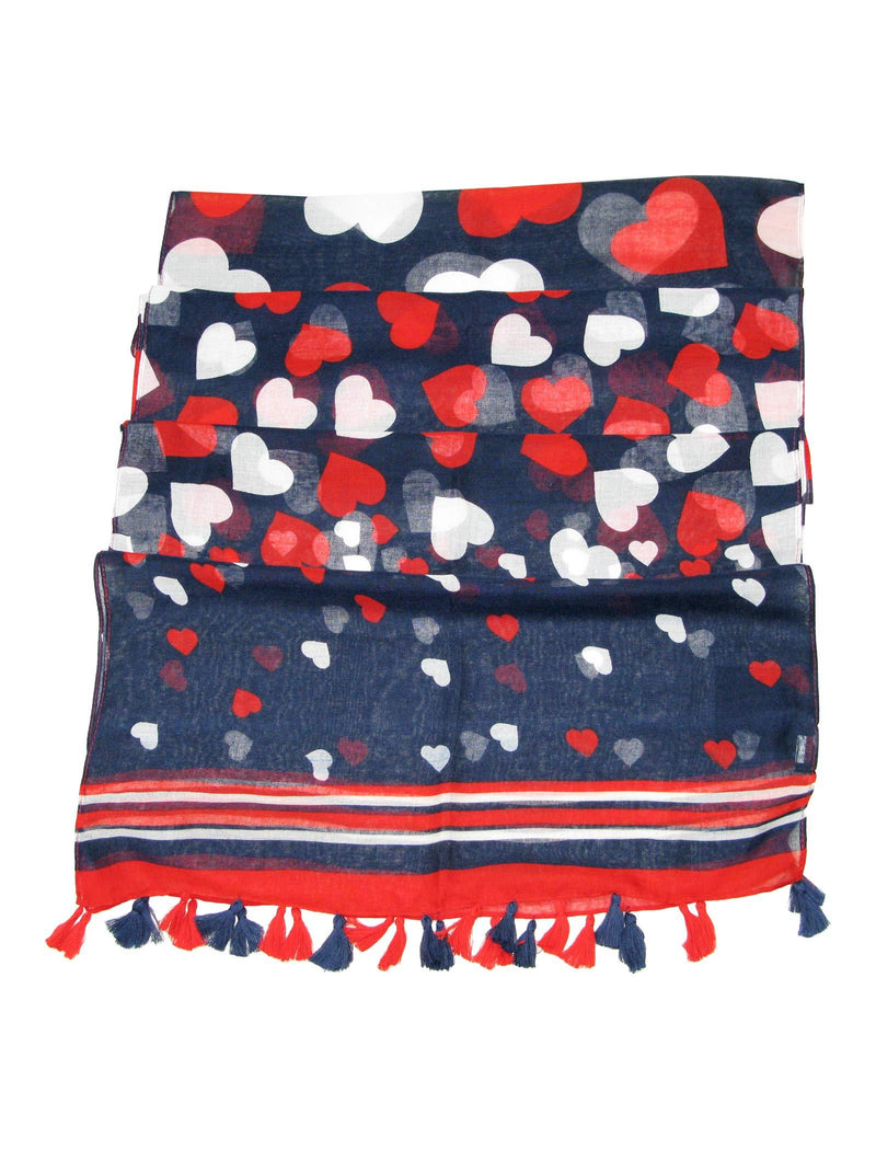 [Australia] - Scarfs Women - Ladies Scarf Red and Blue - Scarves for Winter or Summer - Gift for womens and teenage girls 