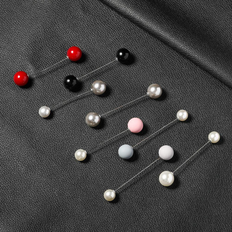 [Australia] - SOFTONES Faux Pearl Brooch for Women Sweater Shawl Clip All-Match Clothes Pins Crystal Shawl Clips for Women Costume Accessory B 