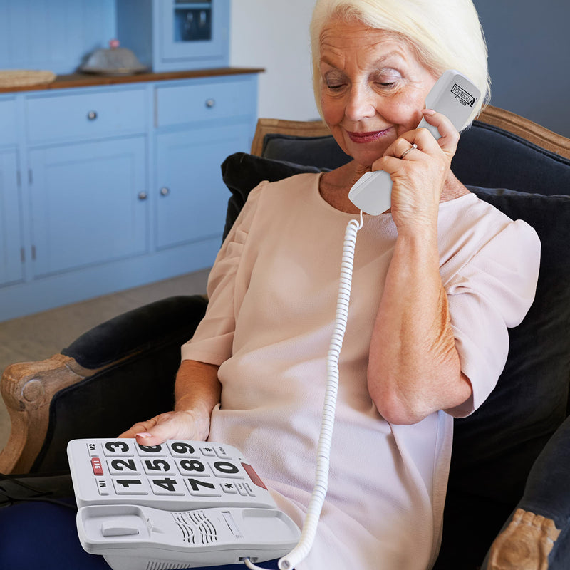[Australia] - Future Call FC-8888 Big Button Phone for Seniors | Large Button Phones for Seniors | Phone for Visually Impaired and Telephones for Hearing Impaired | 40db Handset | Best Landline Phones for Seniors 