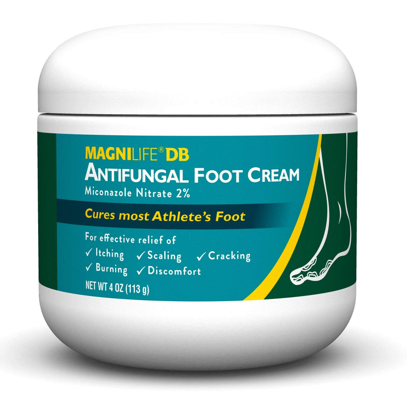 [Australia] - MagniLife DB Antifungal Foot Cream, Soothing Fast-Acting Relief of Itching, Scaling, Cracking, Burning & Discomfort - Natural Moisturizing Anti-Fungal Cream with Miconazole Nitrate 2% - 4 oz 