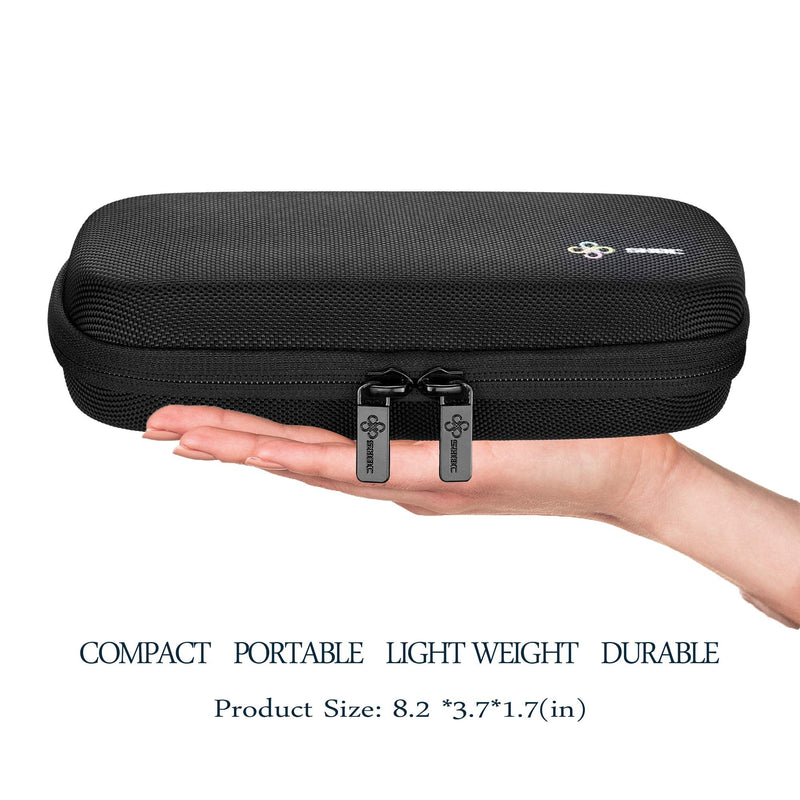 [Australia] - SHBC Insulin Cooler Travel Case for Diabetic Organize Medication Insulated Cooling Bag with 2 Ice Packs Black 