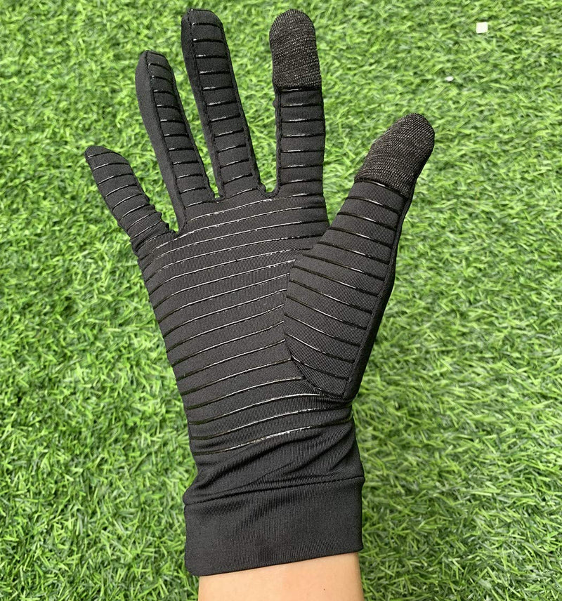 [Australia] - Full Finger Compression Gloves for Swelling Copper Arthritis Gloves Compression Glove Arthritis Pain Relieve, Copper Gloves Rheumatoid Arthritis Gloves for Men and Women Carpal Tunnel Glove (M) Medium (1 Pair) 