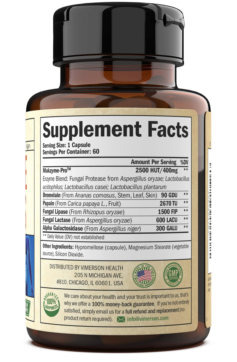 [Australia] - Digestive Enzymes with Probiotics. Advanced Multi Enzyme Supplement for Better Digestion & Nutrient Absorption. Helps Promote Regularity, Alleviate Occasional Digestive Discomfort & Boost Metabolism 