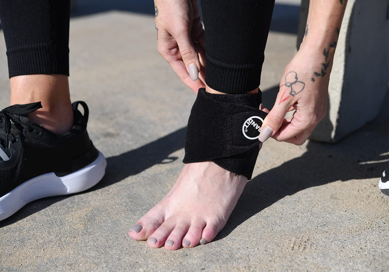 [Australia] - ProBand Ankle BandIT Therapeutic Wrap for Ankle Pain Relief, Anatomically Focused Dynamic Compression, for Chronic Ankle Sprains, Arthritis, Synovitis, Plantar Fasciitis,Tendonitis, Adjustable Pads 