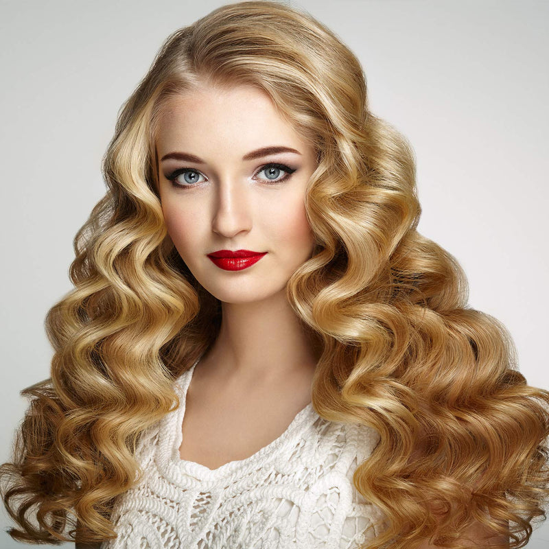 [Australia] - FEPITO 36 Pack Magic Hair Curlers Spiral Curls Wave Styling Hair Rollers Kit No Heat Hair Curler and Styling Hooks for All Hair Lengths, 55cm/ 22inch 