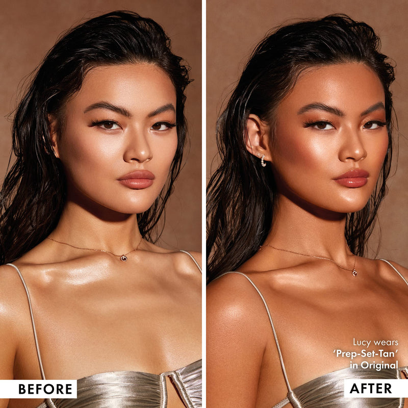 [Australia] - ICONIC London Tan & Buff Brush | Kabuki Brush for Tanning | Fake Tan Applicator For Liquid, Mousse, Gel and Powder 