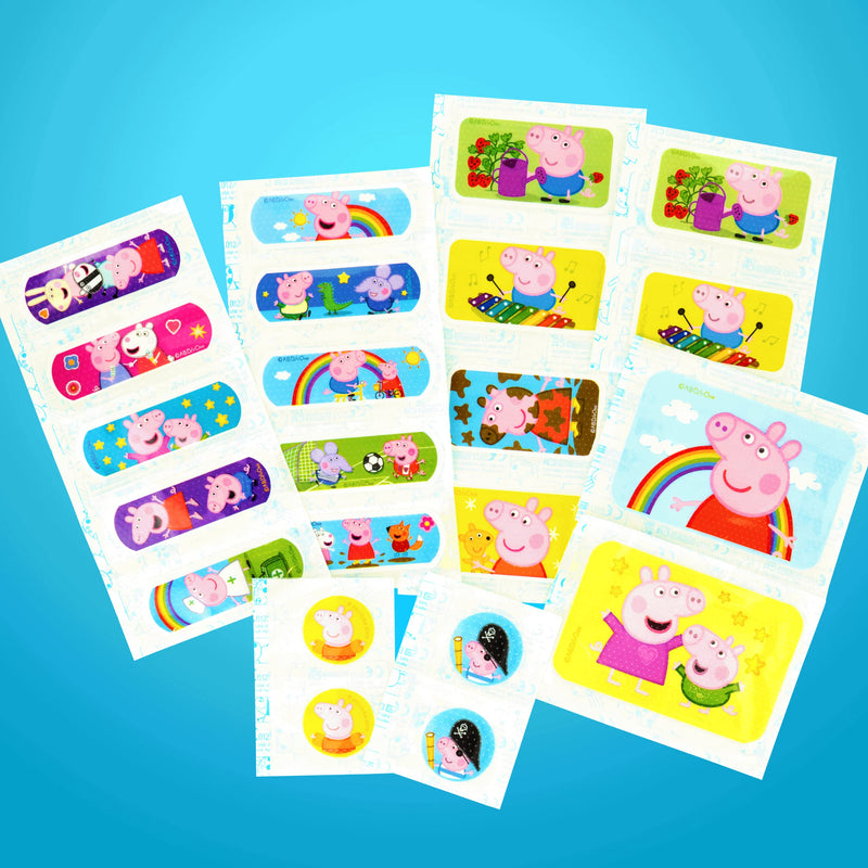 [Australia] - Peppa Pig Plasters for kids | x22 Strips | 4 Sizes | Latex Free | Hypoallergenic | Wash proof | Breathable | CE Certified | Made by Jellyworks Peppa Pig 