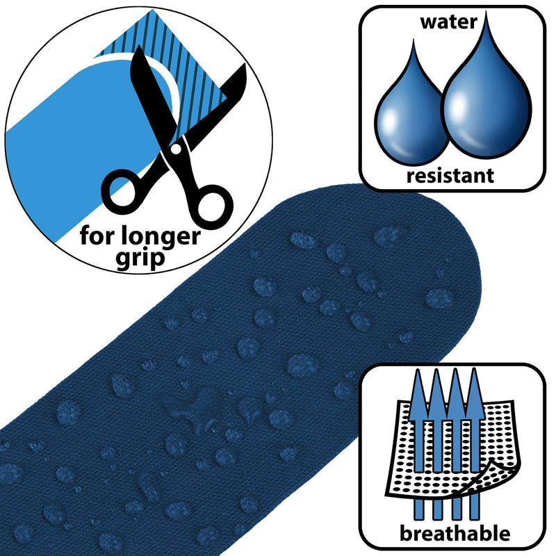 [Australia] - BB Sport 6 Rolls Kinesiology Tape Muscle Support Tape 5 m x 5 cm E-Book Application Examples Muscle Support Elastic Strapping Tape, Colour:Dark Blue Dark Blue 