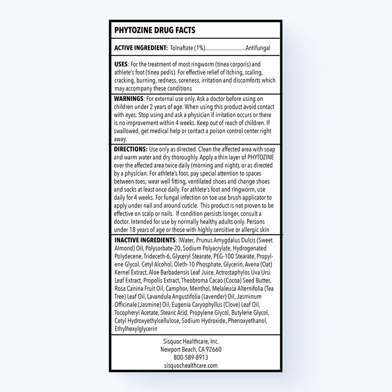 [Australia] - PHYTOZINE Ringworm Cream - Treats Stubborn Ringworm Infections, Fights Ringworm On Skin, Anti-Fungal Tolnaftate, Powerful Topical Treatment (1 Ounce) 1 Ounce (Pack of 1) 