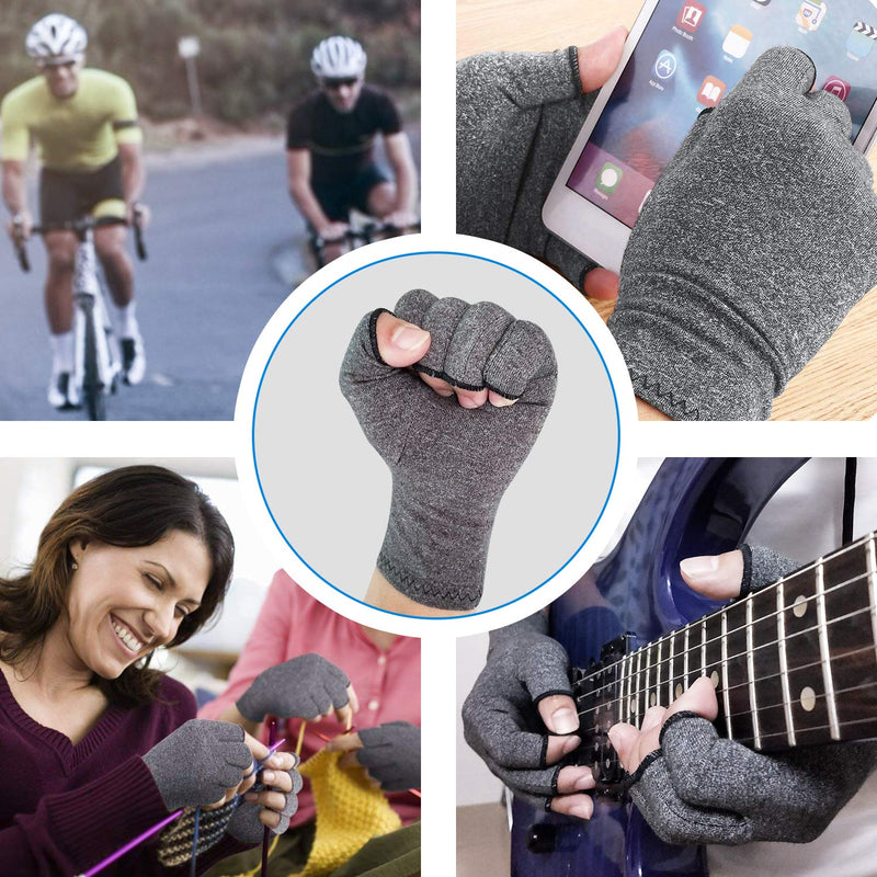 [Australia] - Compression Arthritis Gloves Medium (Pack of 2) 