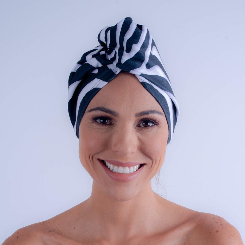 [Australia] - AqkuaTwist Hair Towel & Turban. Ultra Absorbent Hair Towel Anti Freeze Capabilities Light Weight Made with Sport N Care Micro Fiber Tech Compact in Fashionable Design Easy to Use. Made in USA . 