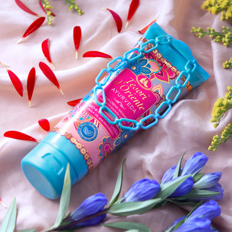 [Australia] - Tesori d'Oriente Shower Gel for Women & Men, Shower Gel Body Wash, Womens Shower Gel, Essential Ingredients for Body Wash & Skin Care - 250 Ml-8.45us Fl Oz- [Italian Import ]--(Ayurveda) Ayurveda 