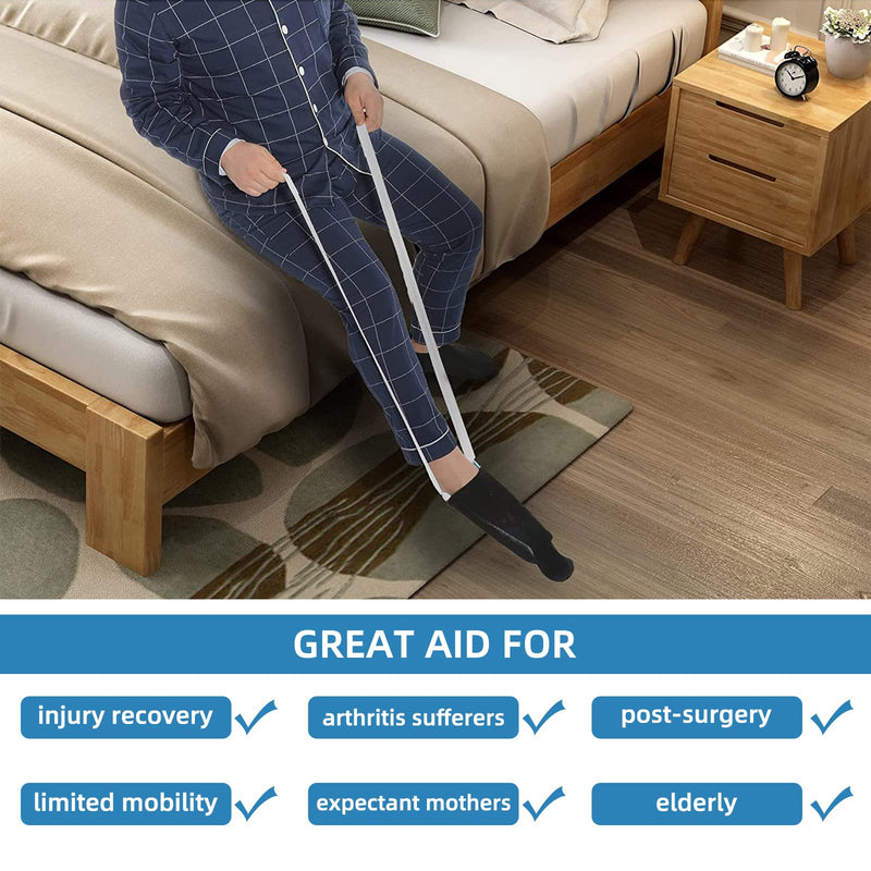 [Australia] - Sock Aid Kit, Esteopt Sock Aids for Putting Socks Easy On and Off Tools for Seniors,Sock Pulling Assist Device for Elderly, Disabled,Diabetics Handicapped 
