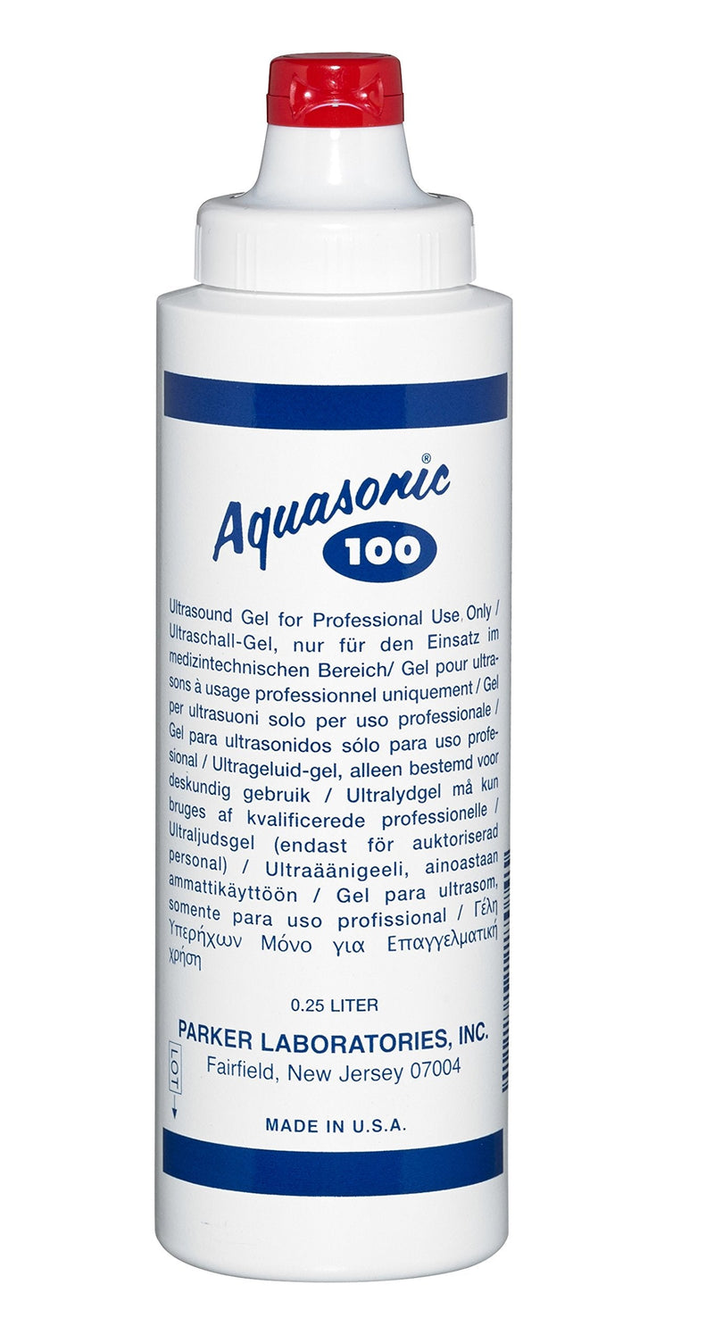 [Australia] - Parker Aqua Sonic 100 Ultrasound Gel, Ultrasonic Transmission Gel, Water Soluble Hypoallergenic Bacteriostatic, Non-Sensitising Gel for Therapeutic Medical Ultrasound and Beauty Application, 250ml 