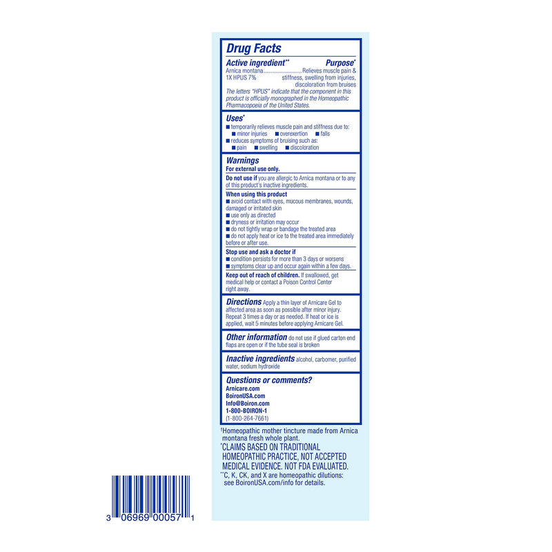 [Australia] - Boiron Arnicare Gel 4.2 Ounce (Pack of 1) Topical Pain Relief Gel 