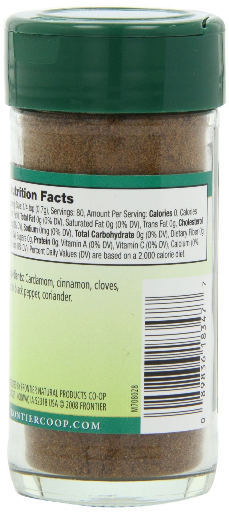 [Australia] - Frontier Seasoning Blends Garam Masala, 2-Ounce Bottle 
