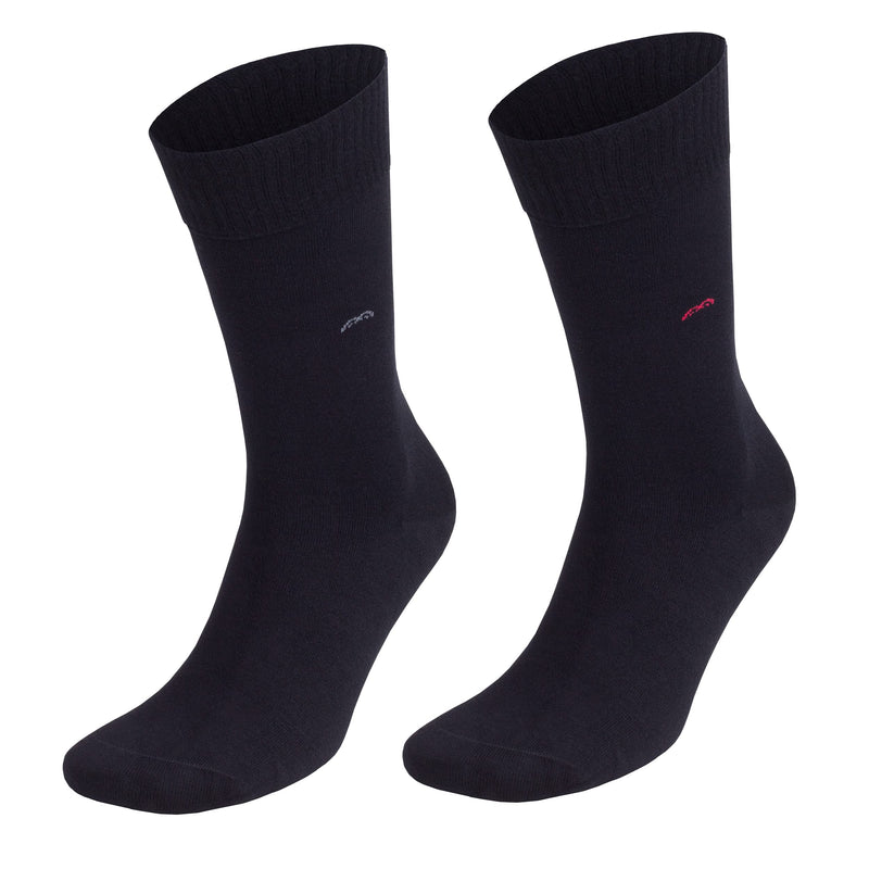 [Australia] - Bambooven Men’s Diabetic Dress and Trouser Socks – Premium Bamboo, Super Soft, Odor Free and Breathable, Calf Socks, Crew Socks, Luxury Bamboo Fibers (6 Pack) Mixed Color-6 Pack 